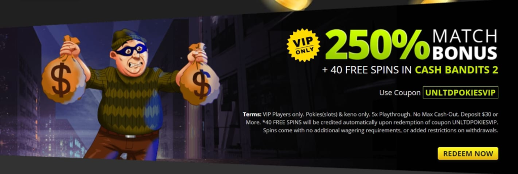 Bonuses at Raging Bull