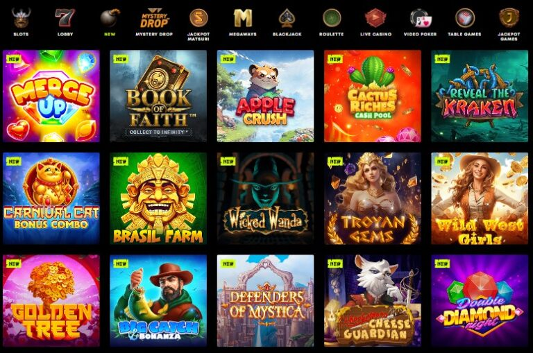 spin samurai casino games