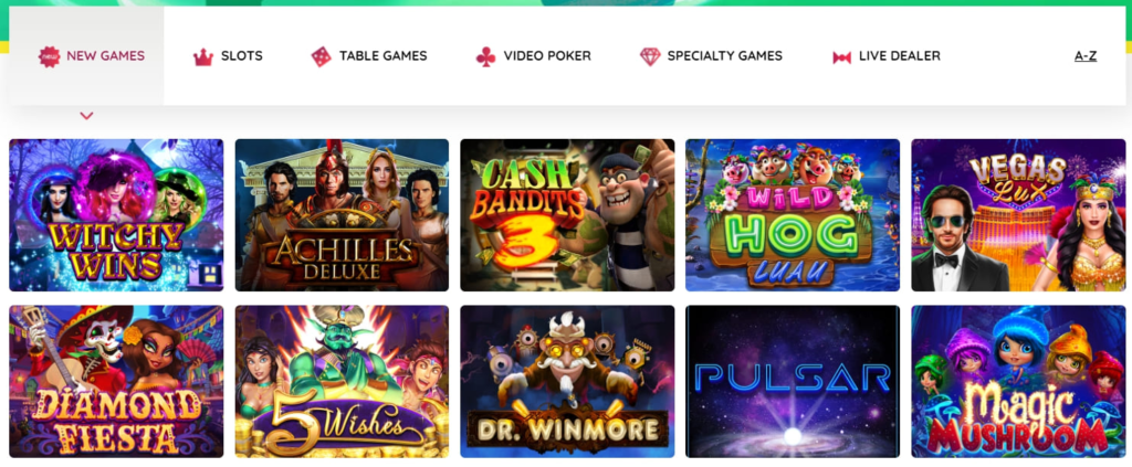 Free Spin Casino games