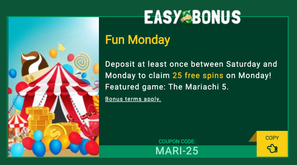 25 free spins