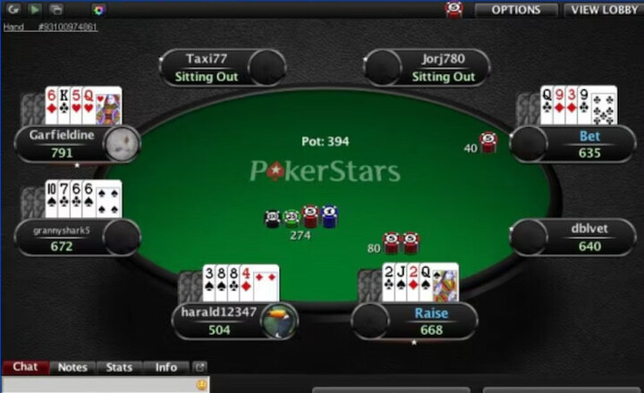 7-card stud poker game