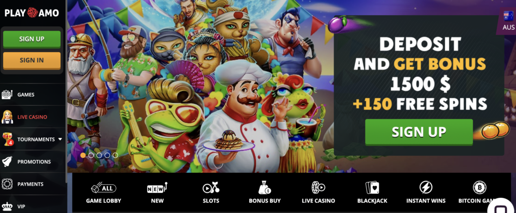 PlayAmo Mobile Casino