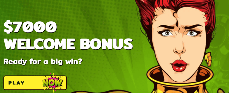 comic play casino welcome bonus